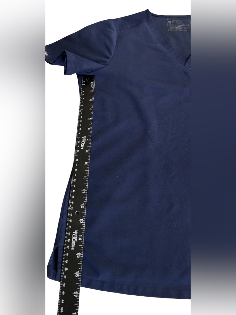 Figs Women’s  Scrub Set Navy Blue M Catarina Top&M/P Livingston Scrub Pants - Picture 6 of 14